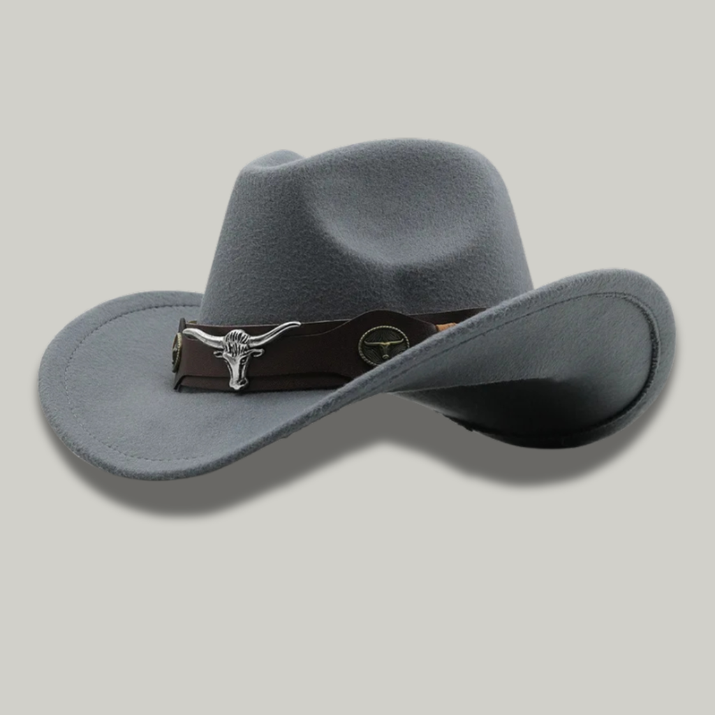 Chapeau de Cowboy Gris Taureau