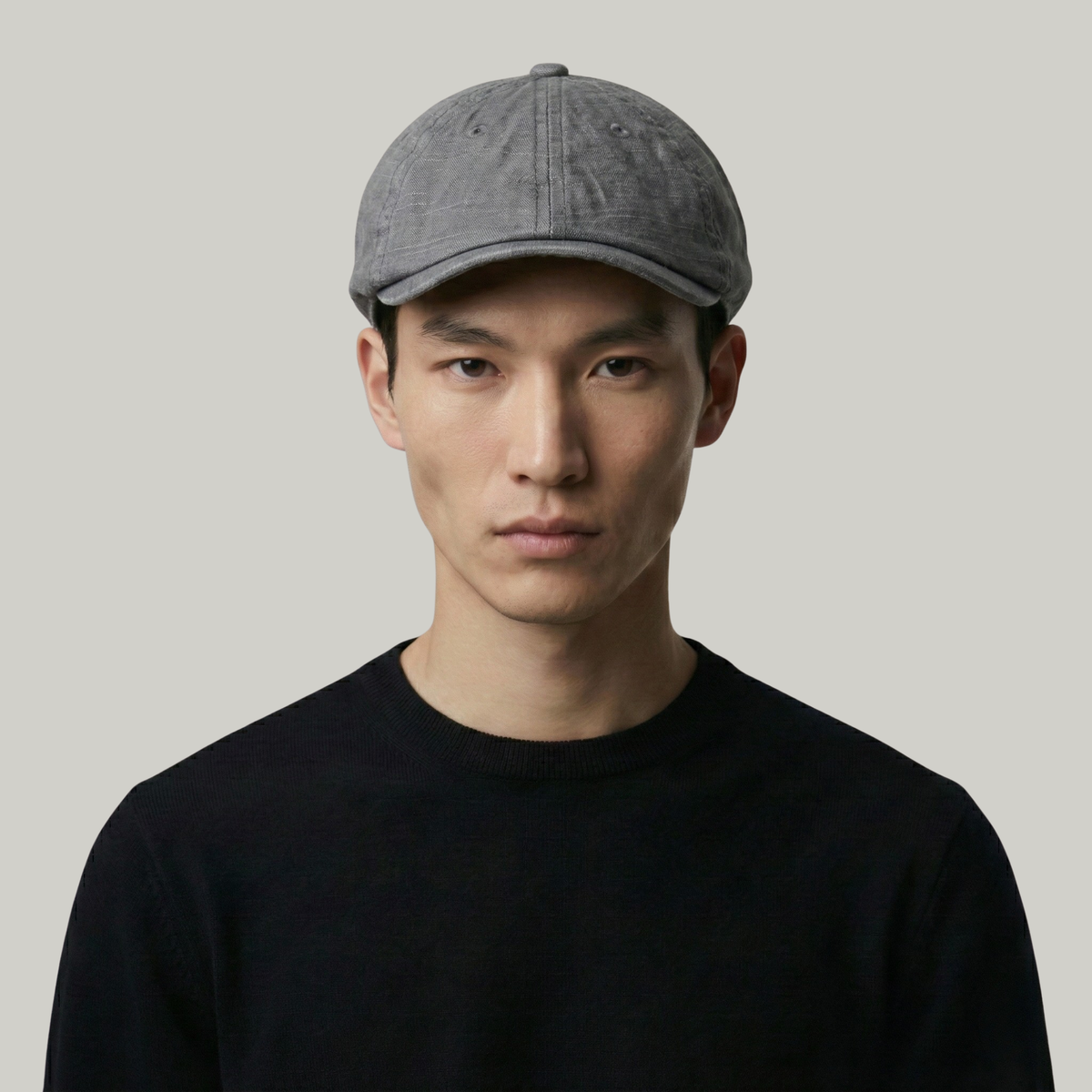 Béret Homme Gris Délavé