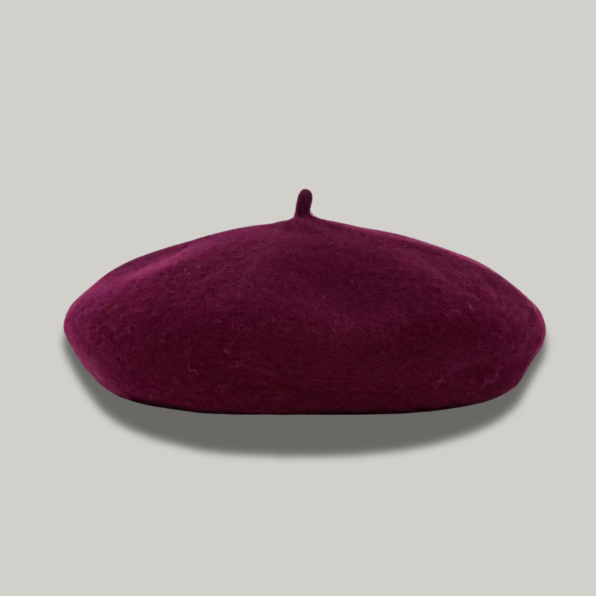 Béret Basque Femme Rouge Simple