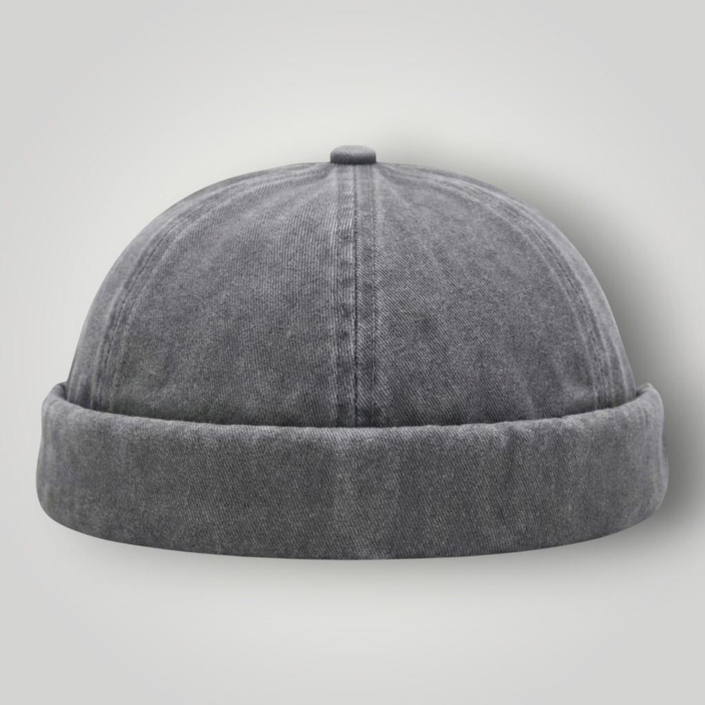 Bonnet Docker Gris Délavé