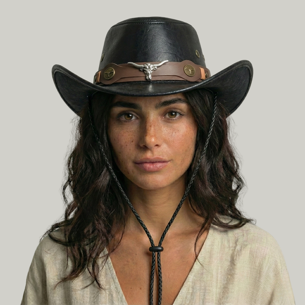 Chapeau de Cowboy Noir Western
