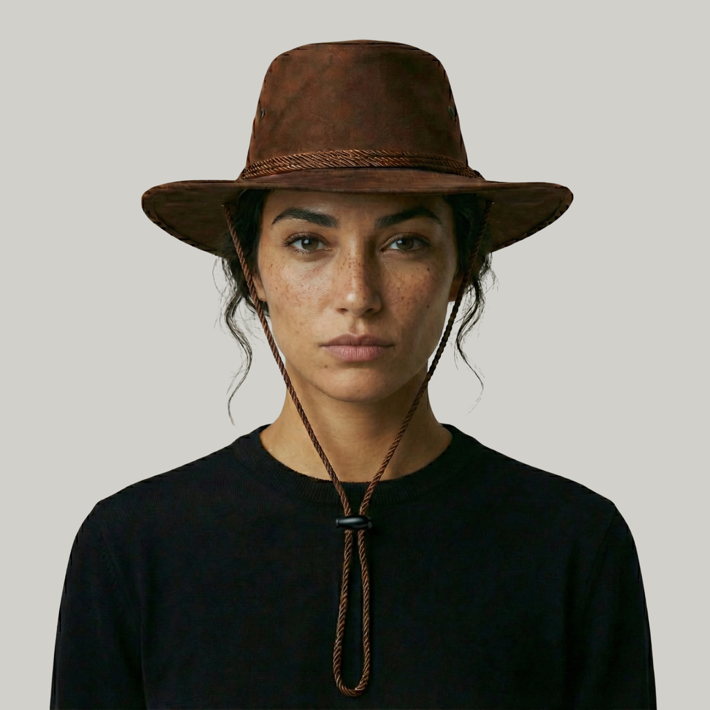 Chapeau Fedora Marron Simple