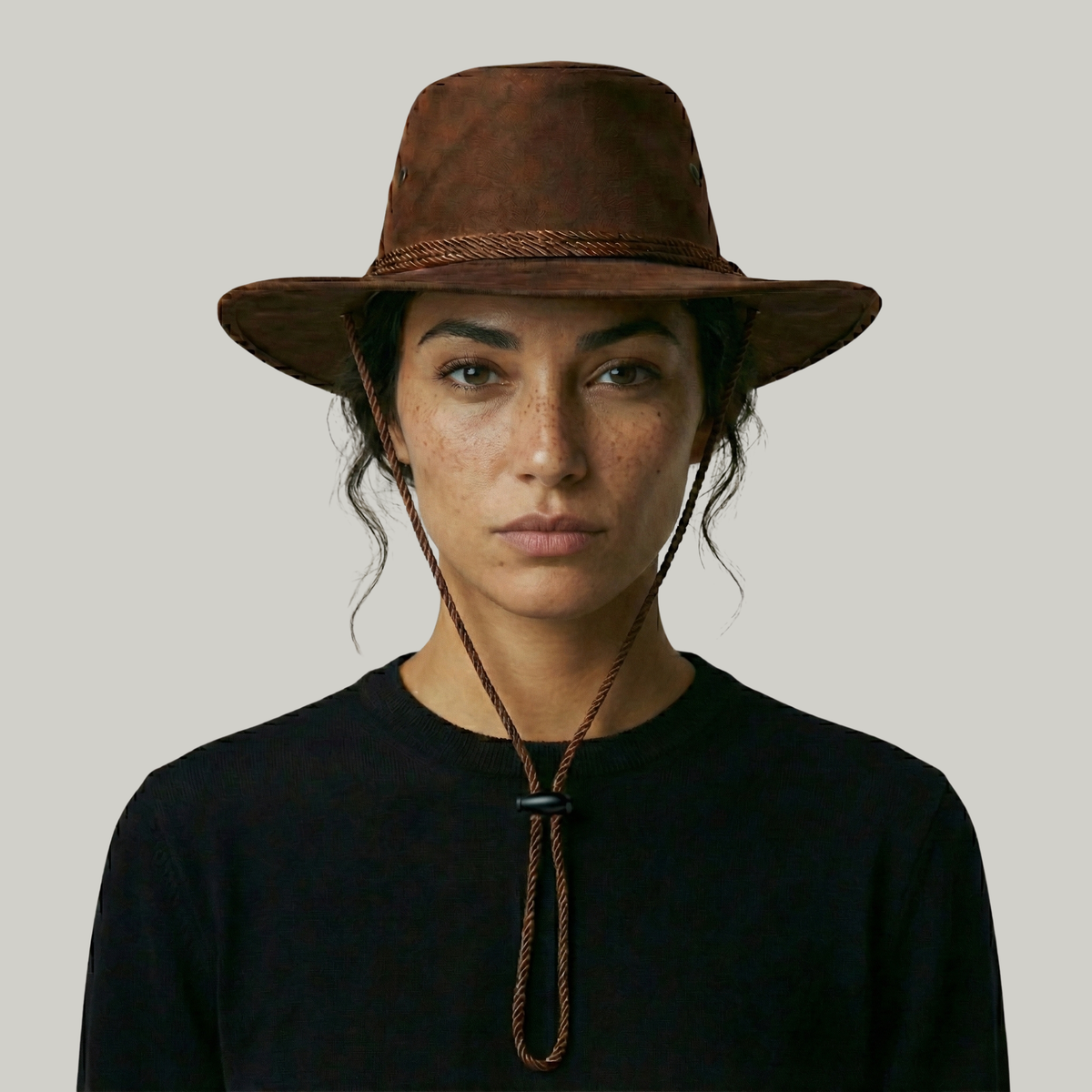 Chapeau Fedora Marron Simple