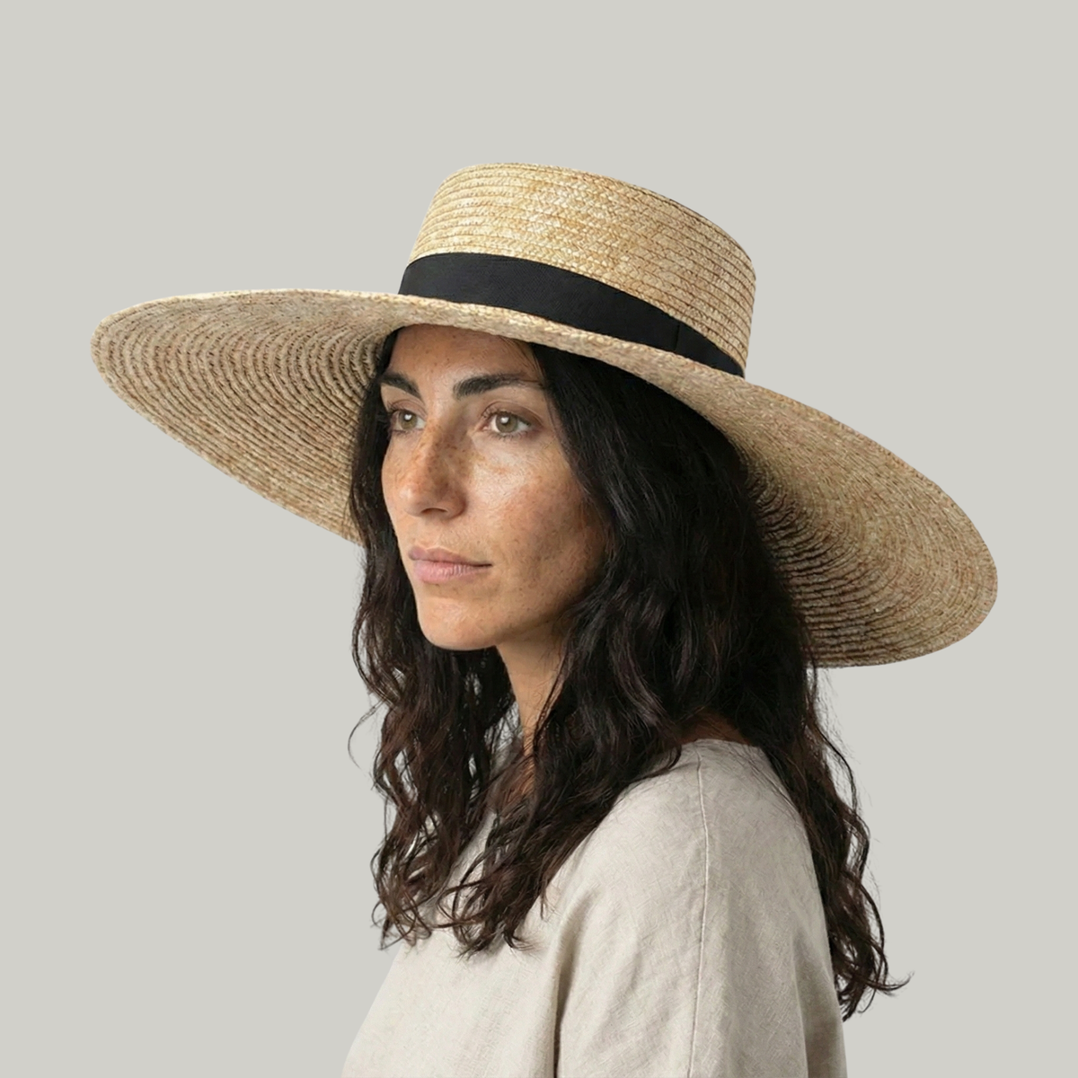 Chapeau de Paille Femme Large