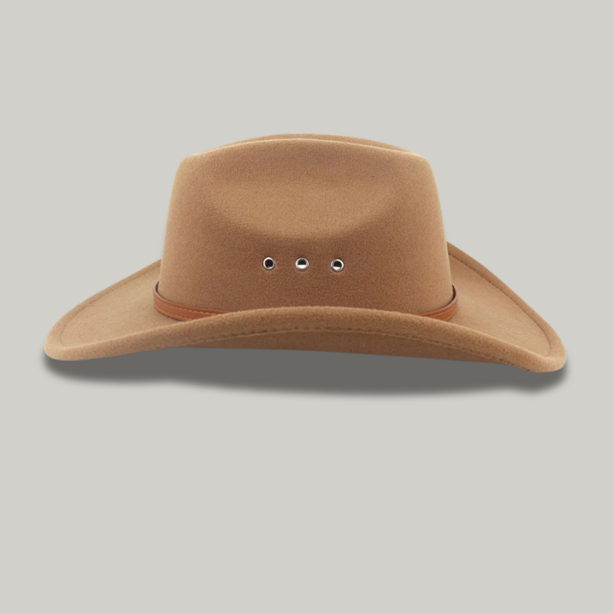 Chapeau de Cowboy Homme Rouge Doux