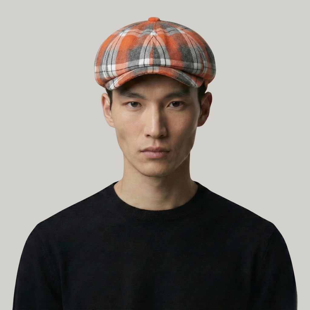 Béret Gavroche Rouge Vintage