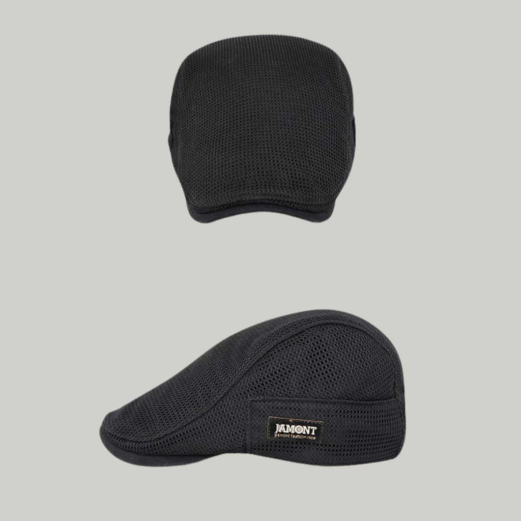 Béret Homme Noir en Maille