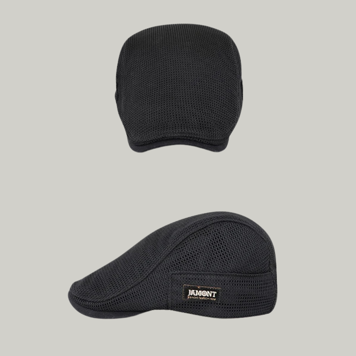 Béret Homme Noir en Maille