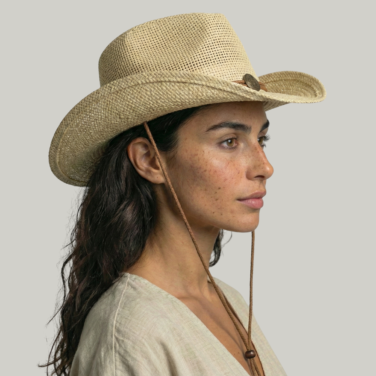 Chapeau de Cowboy en Paille