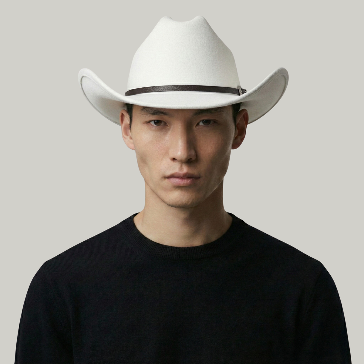 Chapeau de Cowboy Blanc Classe