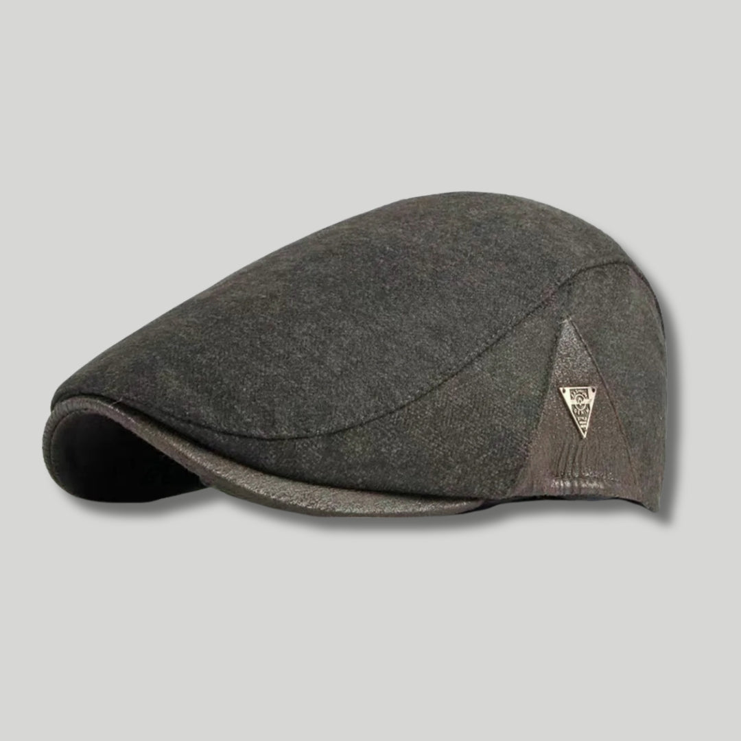 Béret Homme Marron Vintage