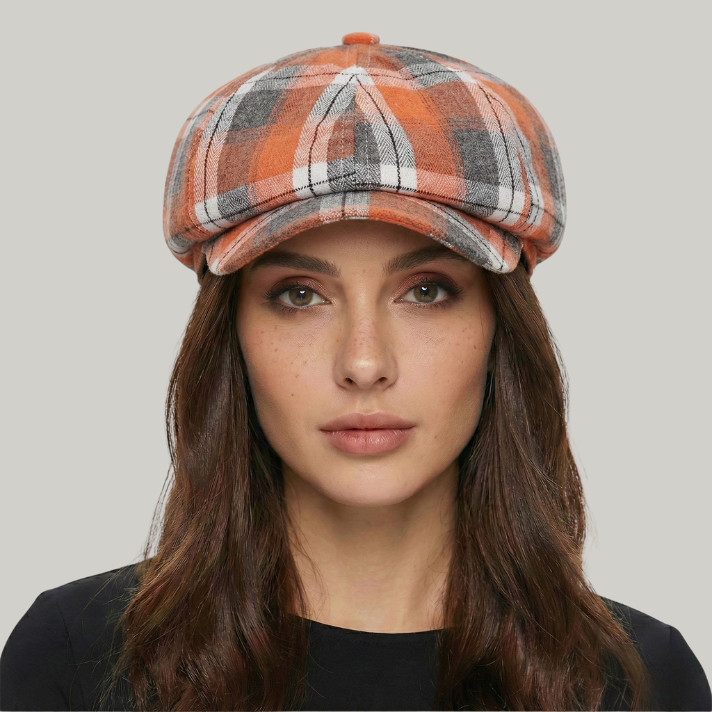 Béret Gavroche Rouge Vintage