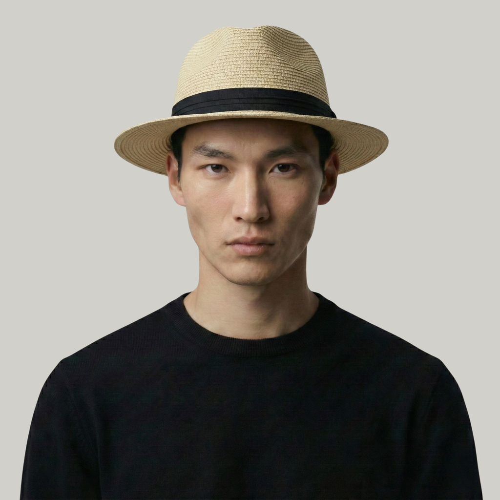 Chapeau Panama Homme Beige Paris