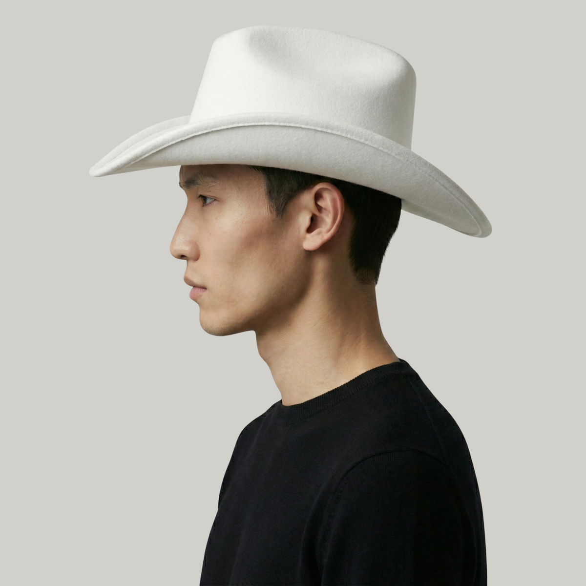 Chapeau de Cowboy Blanc Classe
