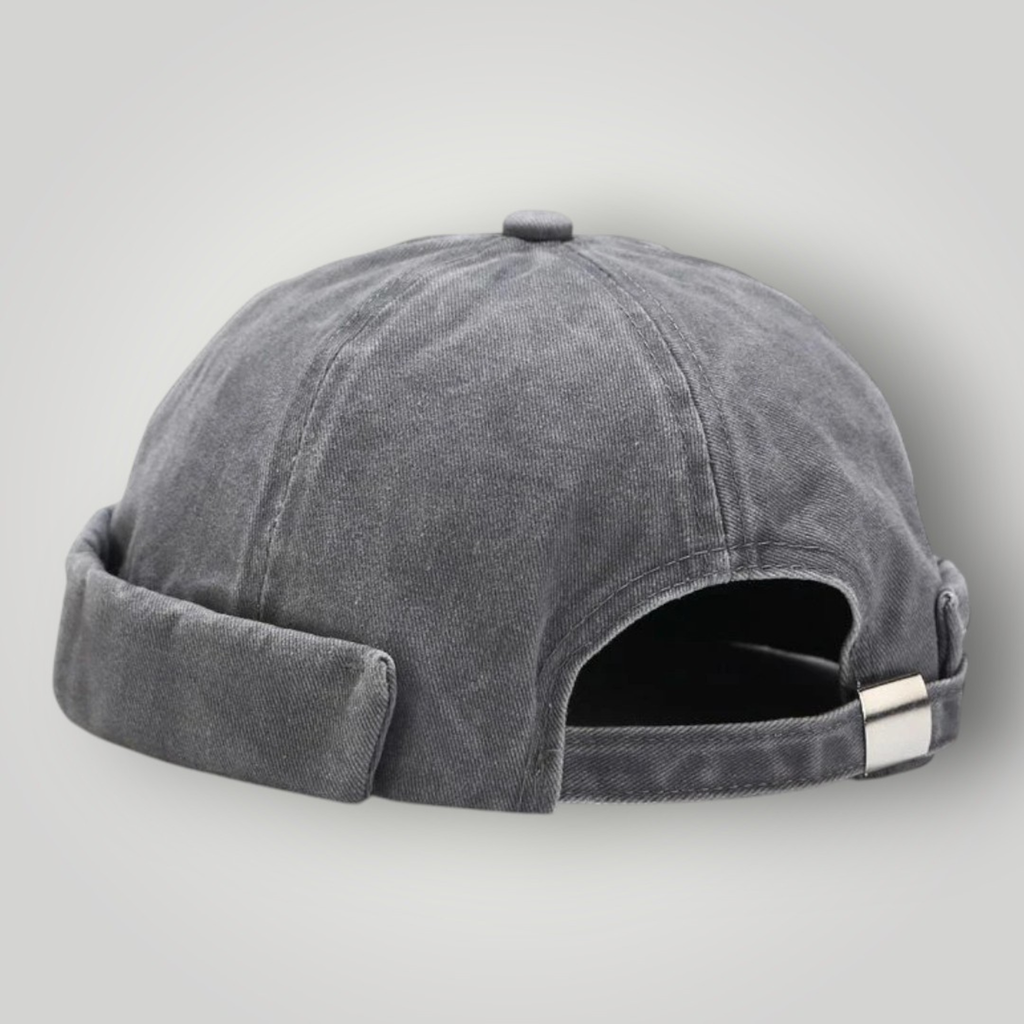 Bonnet Docker Gris Délavé