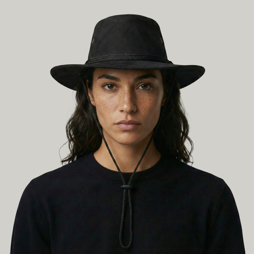 Chapeau Fedora Noir Simple