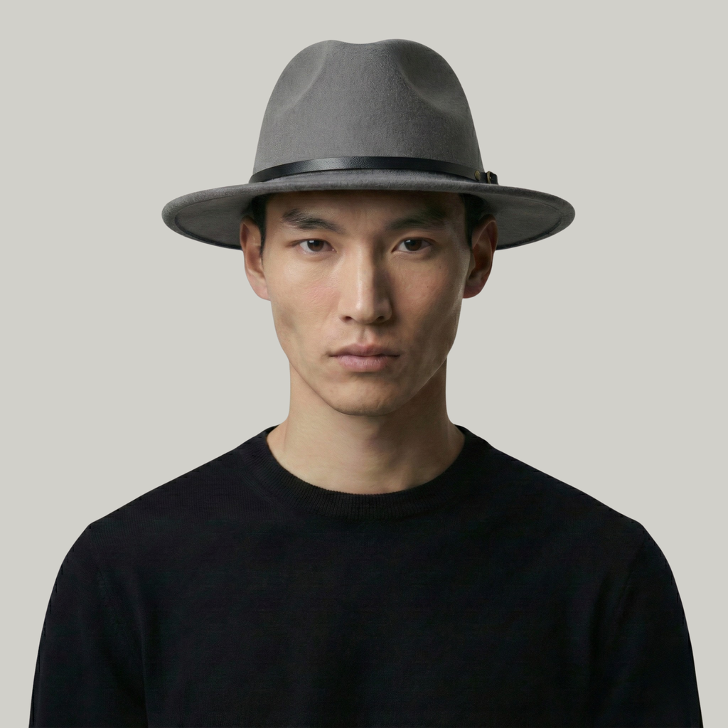 Chapeau Fedora Gris Classique