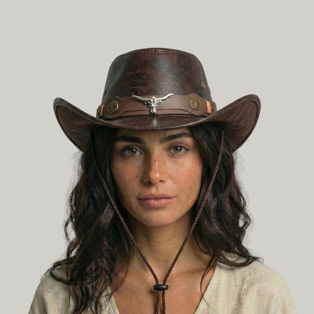 Chapeau de Cowboy Marron Western