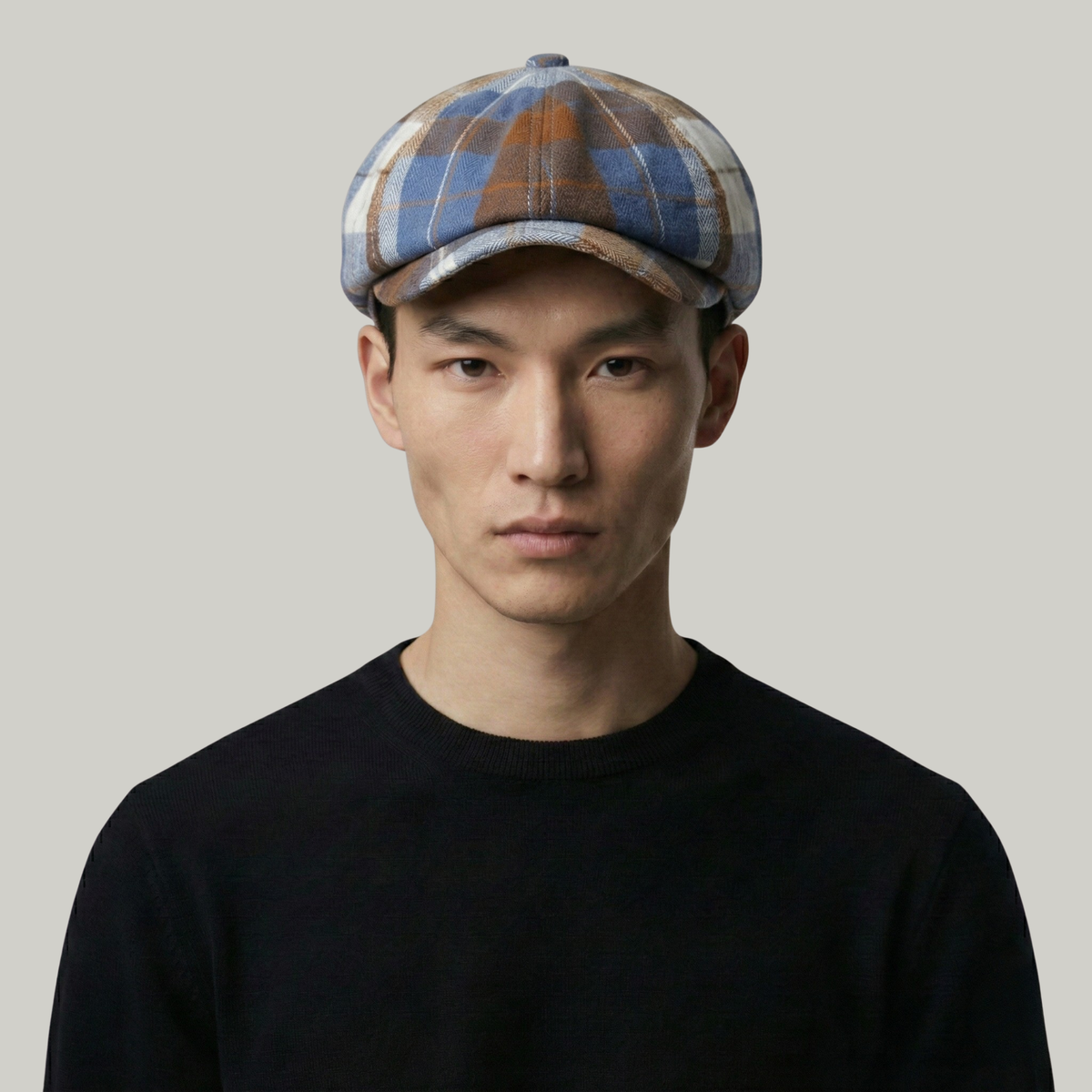 Béret Gavroche Bleu Vintage