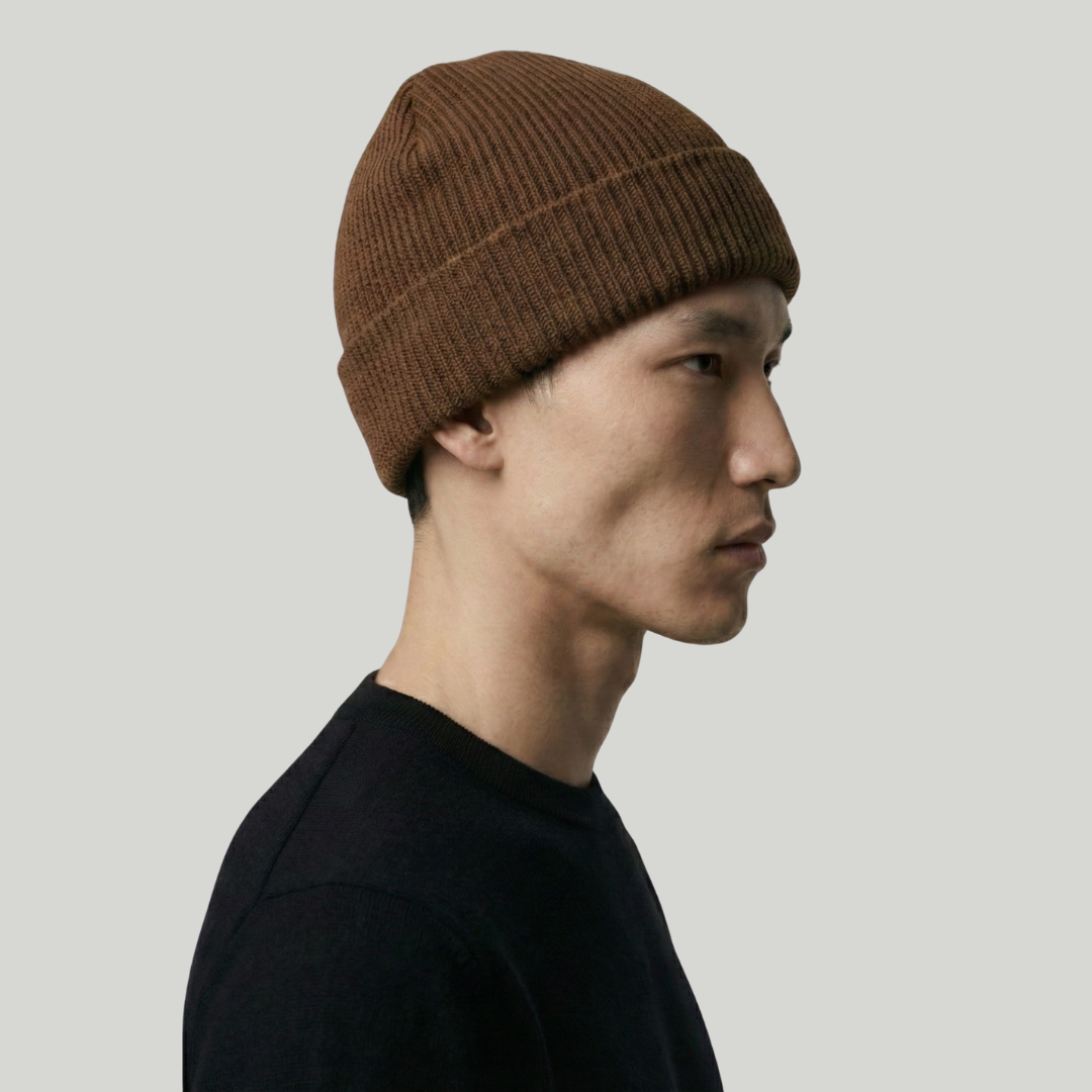 Bonnet Hiver Marron Classique