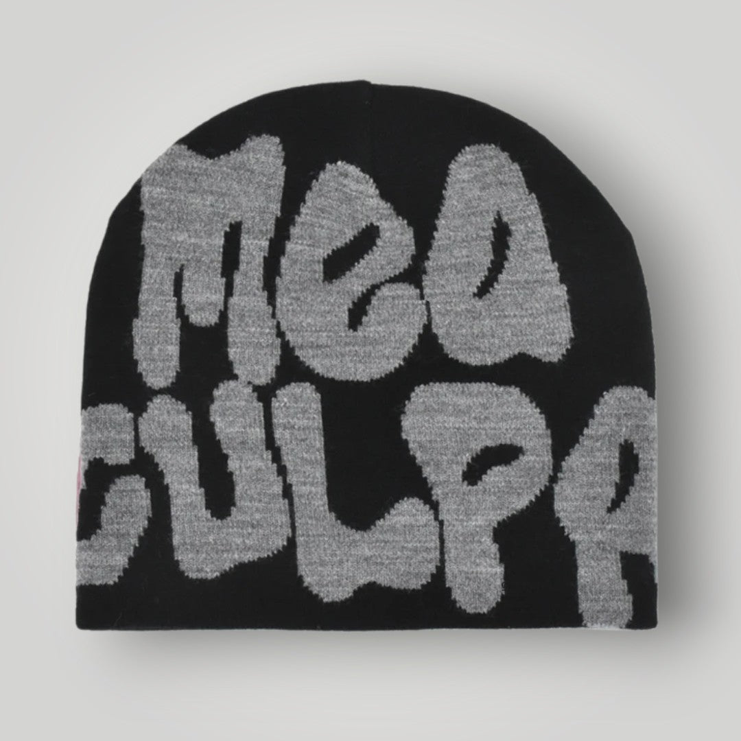 Bonnet Hiver Noir Mea Culpa