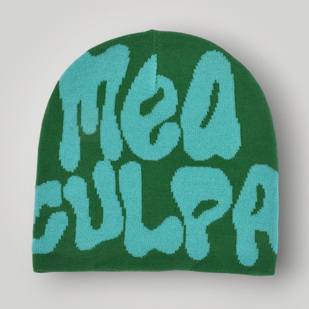 Bonnet Hiver Vert Mea Culpa