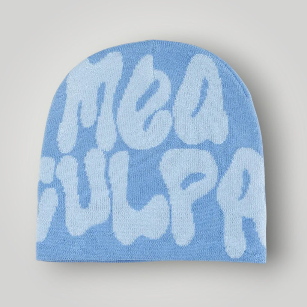 Bonnet Hiver Bleu Mea Culpa